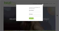 Desktop Screenshot of healthywithnicole.com
